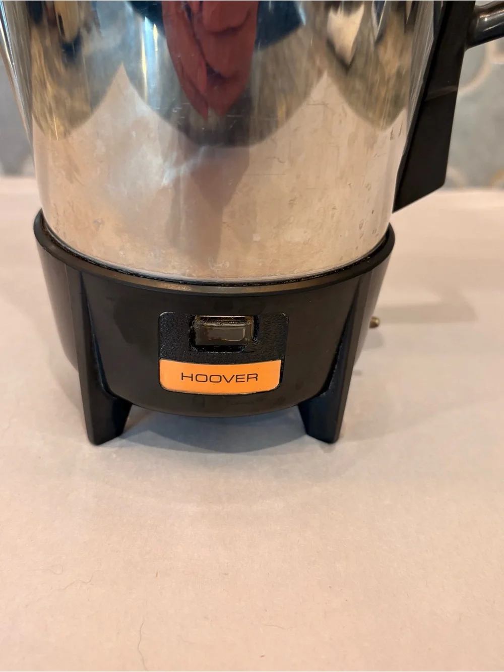 VTG Hoover Electric Percolator Coffee Maker Stainless Steel Mid-Century Retro